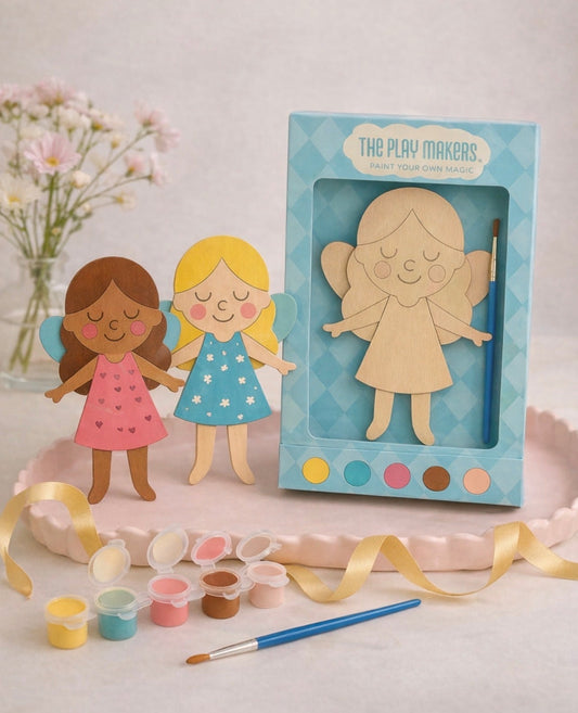 Paint-Your-Own Fairy Kit – 22cm Create any fairy perfect for party favours and stocking fillers The Playmakers Co.