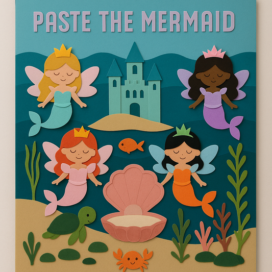 Pre-Order* Paste theMermaid Felt Play Board- Shipping December 1st The Playmakers Co.