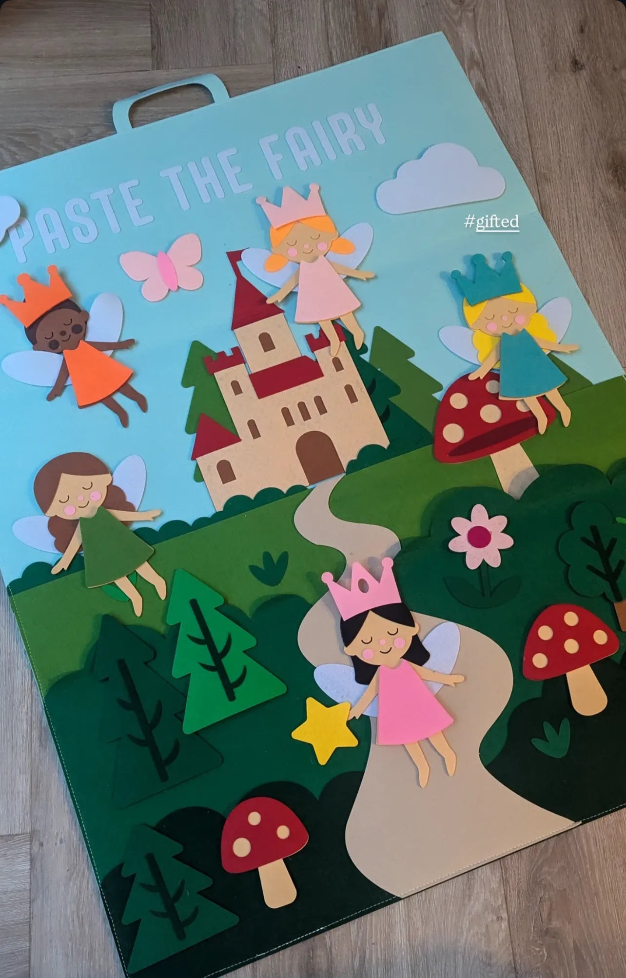Paste the Fairy Felt Play Board The Playmakers Co.