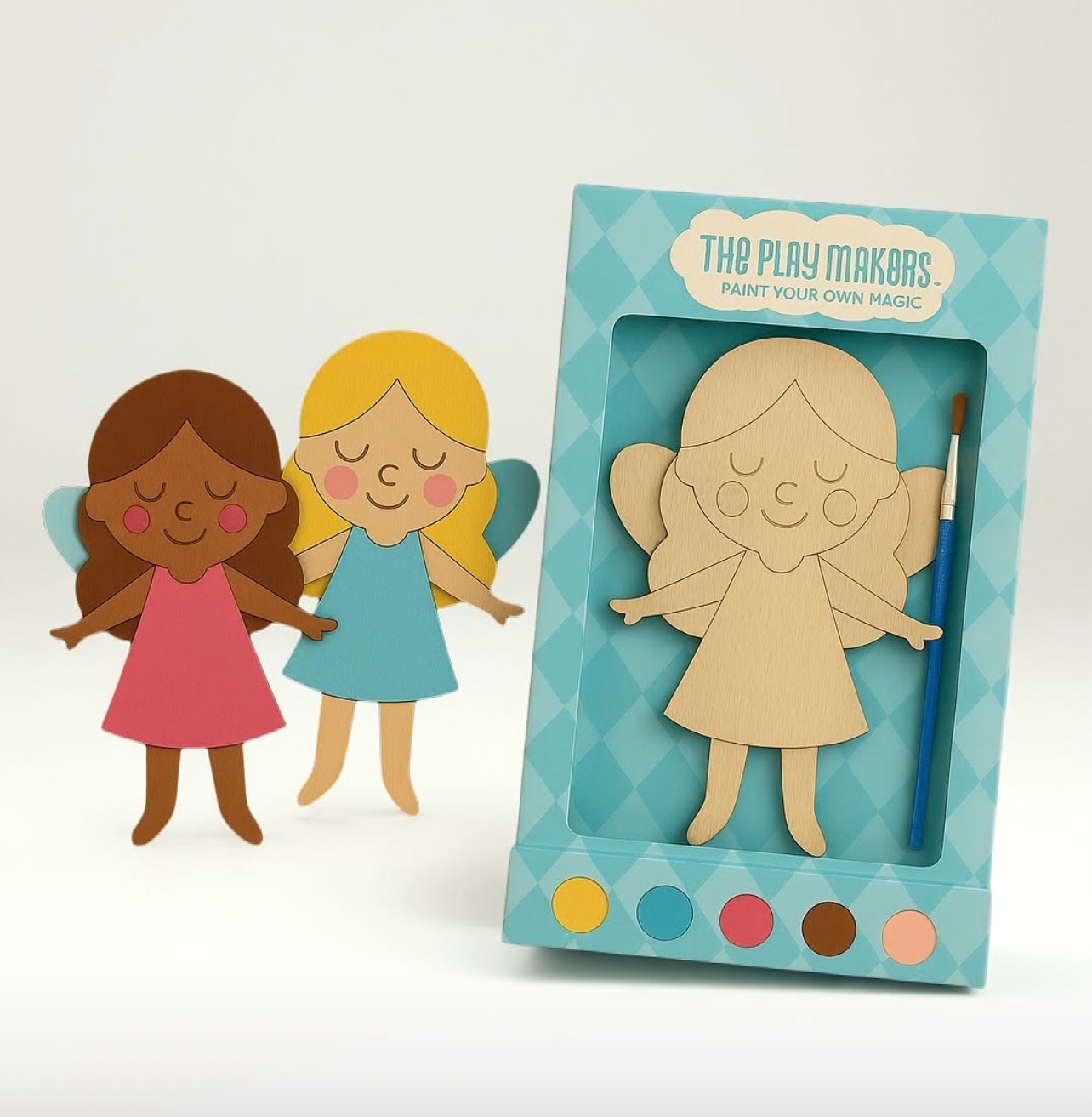 Paint-Your-Own Fairy Kit – 22cm Create any fairy perfect for party favours and stocking fillers The Playmakers Co.