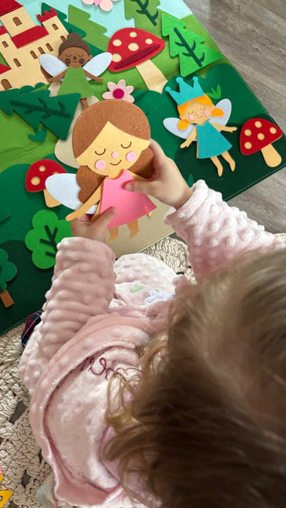 Paste the Fairy™ Felt Board – Magical Dress-Up Activity for Kids The Playmakers Co.