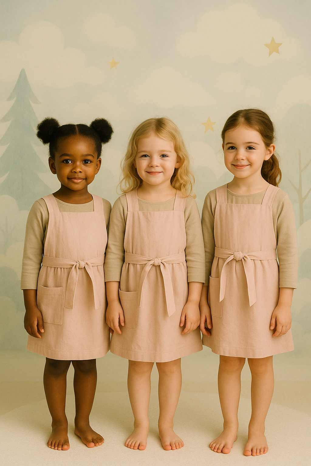 The Fairy Uniform: Pinafore Linen Apron The Playmakers Co.
